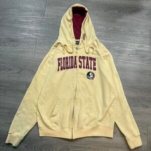 Vintage Y2K Florida State Seminoles Zip Hoodie XL Stadium Athletics FSU
